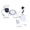 3m-es szerelt LAN kábel UTP CAT5E Passiv IP Poe Splitter adapterrel 