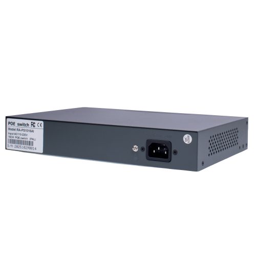 16 Portos 100Mbit PoE Switch 2 Port UP LINK Port 1000Mbit 1 Port Optical Gigabit Uplink