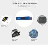 8+2 port asztali PoE switch, 8 PoE + 2 Uplink (120W)