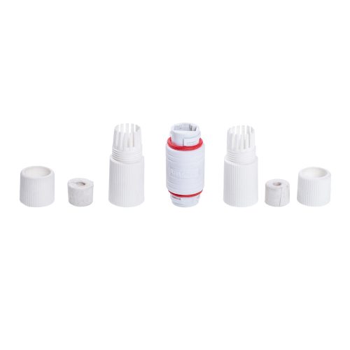 Kültéri Vízálló Ethernet kábel hosszabbító adapter RJ45 UTP toldó 8p8c csatlakozó aljzat-aljzat