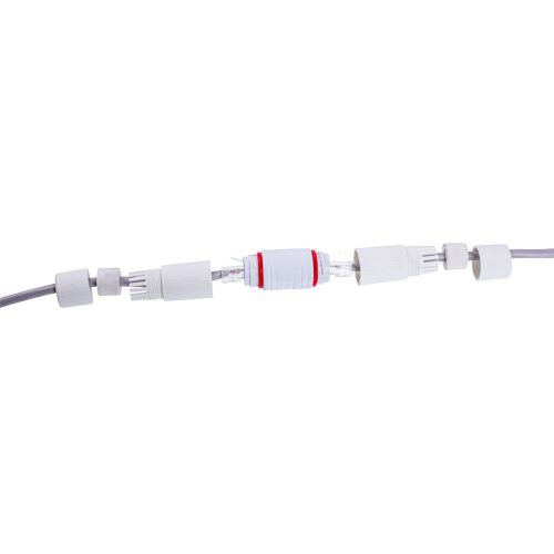 Kültéri Vízálló Ethernet kábel hosszabbító adapter RJ45 UTP toldó 8p8c csatlakozó aljzat-aljzat