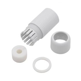   Vízálló csatlakozóadapter Ethernet hálózati LAN kábel fehér tápkábel Rj 45 csatlakozódugó