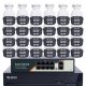 5MP H.265 IP POE SWITCH 24db-os Bullet 2.8mm Kamerás Biztonsági Rendszer IP66 Vízálló Éjjeli látás Hangrögzítés AI észlelés XmEye Pro App Távoli hozzáférés