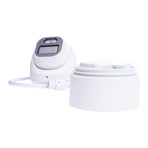 5MP 2,8mm UHD kültéri Turret PoE IP megfigyelő kamera beépített kötődobozzal 