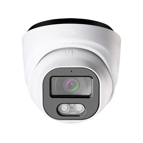 5MP 2,8mm UHD kültéri DOME PoE IP megfigyelő kamera (Xmeye) szines éjszakai látással, hanggal és mesterséges intelligenciával, arcfelismeréssel és Onvif 