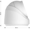 5MP 2,8mm UHD kültéri DOME PoE IP megfigyelő kamera (Xmeye) szines éjszakai látással, hanggal és mesterséges intelligenciával, arcfelismeréssel és Onvif 