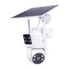 iCSee napelemes 4G dupla lencsés  2+2MP AoV kamera