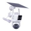 iCSee napelemes 4G dupla lencsés  2+2MP AoV kamera
