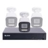 8MP IP POE Switch Biztonsági BULLET Kamera Szett választható 1-tól 8 kameráig