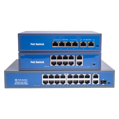 8MP IP POE Switch Biztonsági BULLET Kamera Szett választható 1-tól 8 kameráig