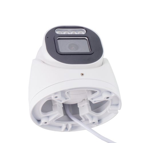 8MP IP POE Turret biztonsági kamera 4mm /F1.0 éjjel nappal színes, mikrofonos, kültéri/beltéri
