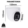 8MP IP POE DOM biztonsági kamera 4mm /F1.0 éjjel nappal színes, mikrofonos, kültéri/beltéri
