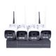 4 kamerás 5MP -es WIFI-s rendszer, kültéri/beltéri használatra mikrofonos, hibrid IR  éjjeli színes látás