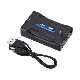   SCART - HDMI átalakító adapter, analog video- és audio jel átalakítása digitális jelre