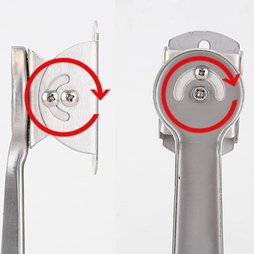 Rozsdamentes acél oszlopra szerelhető kameratartó, állítható csőbilincsekkel (CCTV/IP)