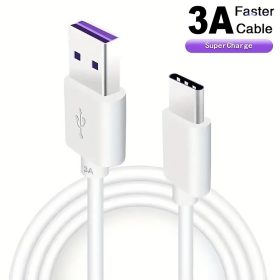 2 méteres 3A Gyors töltő USB Type C Kábel 