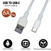 Szupergyors MODEL USB-A - USB-C adatkábel / töltőkábel MAX. 6A 1m