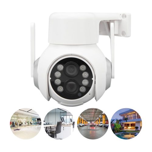 Kültéri 2MP PTZ WiFi Biztonsági Kamera – 15x Hibrid Zoom, AI Ember követés, Tuya Smart Integráció