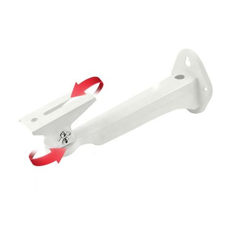 Kültéri univerzális, állítható kacsacsőrű CCTV konzol és fali konzol 24,6 cm