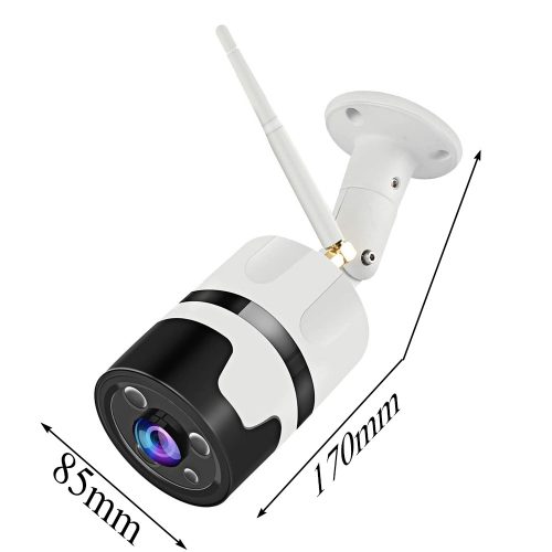 5MP WIFI biztonsági kamera 150° fokos széles látószög IR 20m kültéri Tuya Smart APP