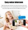 Tuya Wifi 5MP HD automatikusan forgó mini kamera 2200mAh alacsony fogyasztású mozgásérzékelés kétirányú hang