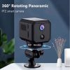 Tuya Wifi 5MP HD automatikusan forgó mini kamera 2200mAh alacsony fogyasztású mozgásérzékelés kétirányú hang
