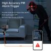 Tuya Wifi 5MP HD automatikusan forgó mini kamera 2200mAh alacsony fogyasztású mozgásérzékelés kétirányú hang