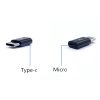 Micro USB anya - C típusú apa adapter, Android mobiltelefon-átalakító, Micro-B - USB-C adatkábel-csatlakozó