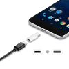 Micro USB anya - C típusú apa adapter, Android mobiltelefon-átalakító, Micro-B - USB-C adatkábel-csatlakozó