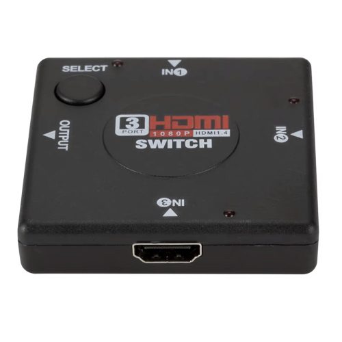 HDMI KÖZÖSITŐ 1080P HDMI 1.4 SWITCH 3 BE 1 KI
