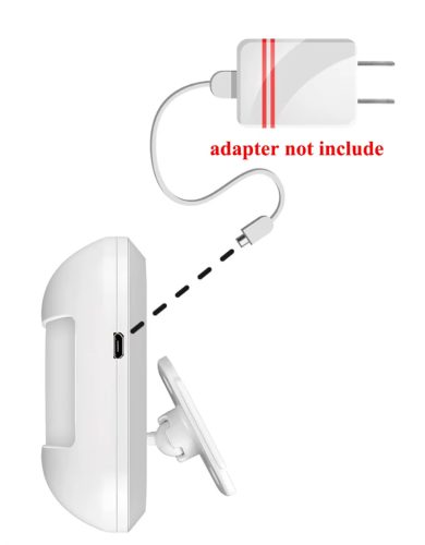 W200 Tuya kompatibilis vezeték nélküli beltéri infravörös mozgásérzékelő (433 MHz)