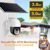 V380 PRO 3.0MP WIFI Napelemes PTZ biztonsági kamera kültéri automatikus nyomkövető 
