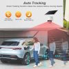 V380 PRO 3.0MP WIFI Napelemes PTZ biztonsági kamera kültéri automatikus nyomkövető 