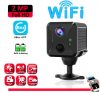  Vezeték nélküli biztonsági mini kamera 2 MP HD újratölthető akkumulátorral IP kamera WiFi otthoni megfigyelő kamera