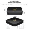 Z8 Android 14 Set-Top TV Box, Bluetooth mikrofonos táviránytóval, négymagos, 1G RAM 8G ROM