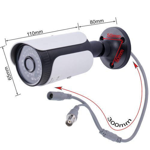 ZEXI 4 KAMERÁS 2MP 2.8mm AHD BIZTONSÁGI KAMERA RENDSZER