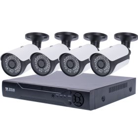    ZEXI 4 KAMERÁS 5MP 2.8mm/6mm AHD BIZTONSÁGI KAMERA RENDSZER