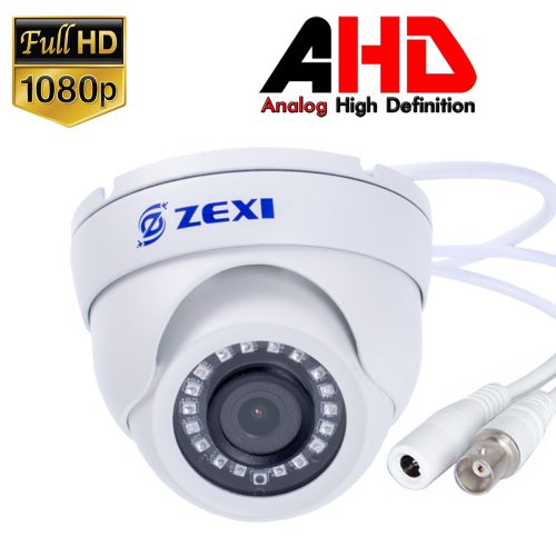 2MP AHD 6MM BELTÉRI/KÜLTÉRI FEHÉR  DOME KAMERA