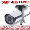 ZEXI 5MP 4 kamerás AHD mix biztonsági kamerarendszer, 2 dome + 2 cső kamera kültéri/beltéri