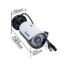 2MP 2.8/6mm AHD BIZTONSÁGI KAMERA KÜLTÉRI / BELTÉRI HASZNÁLATRA