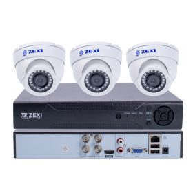 3 DOME kamerás 5M-N 2,8mm AHD RENDSZER