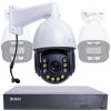 5MP IP POE Switch biztonsági PTZ kamera szett választható BULLET 1-tól 16 kameráig
