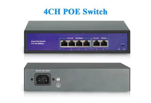 5MP IP POE Switch biztonsági kamera szett választható 2-tól 8 kameráig