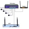 5MP IP POE biztonsági kamera szett választható 2-tól 8 kameráig