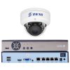 1 DOME kamerás 5MP IP POE biztonsági rendszer 