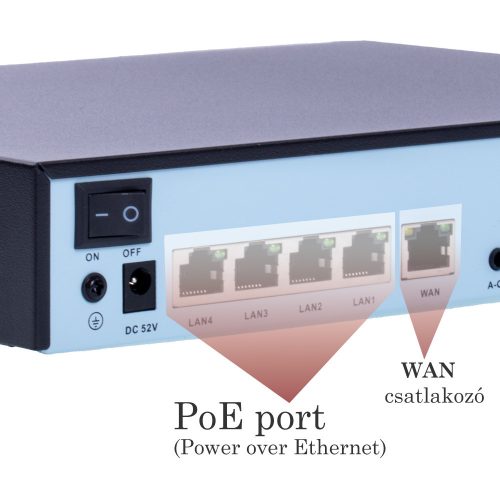 3 DOME kamerás 5MP IP POE biztonsági rendszer 
