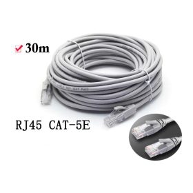   30m-es Szerelt alú-réz ethernet beltéri  UTP Cat5e patchkábel