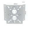 Sarok fém biztonsági kameratartó konzol  235x175mm