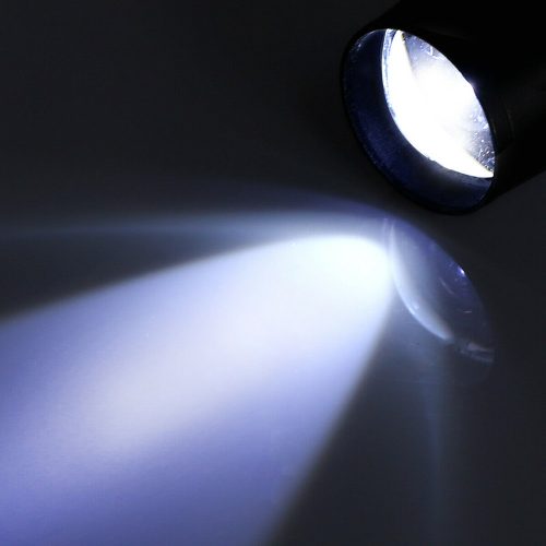 Mini zseblámpa USB újratölthető taktikai zseblámpa zoom lámpa, XPE COB LED 3 világítási mód