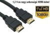 HDMI Kábel 1,5 m nagy sebességű HDMI V1.3 apa-apa digitális A / V kábel, teljes 1080P